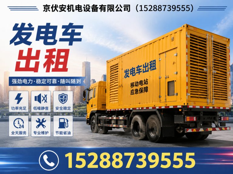 开封应急发电机出租展示图