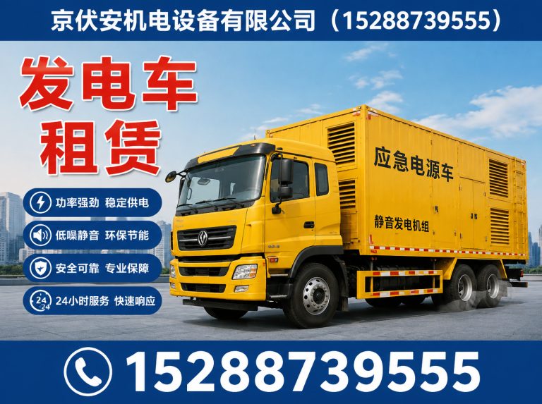 开封静音发电车租赁展示图